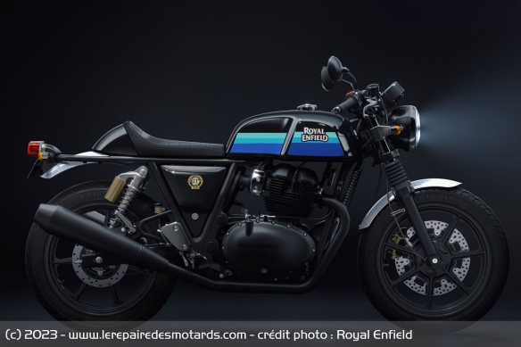Royal Enfield Continental GT 650 Black Edition Splitstream Blue Royal Enfield Continental GT 650 Black Edition Splitstream Blue