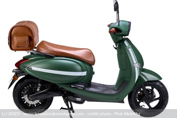 Le moteur de 6 kW permet d'atteindre 85 km/h Le moteur de 6 kW permet d'atteindre 85 km/h
