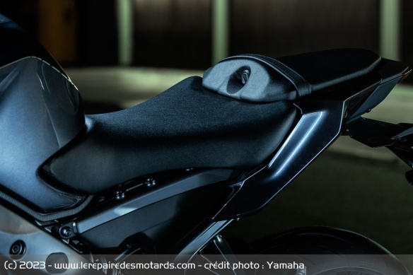 La selle de la Yamaha MT-09