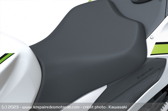 La selle de la Kawasaki Ninja 7 Hybrid