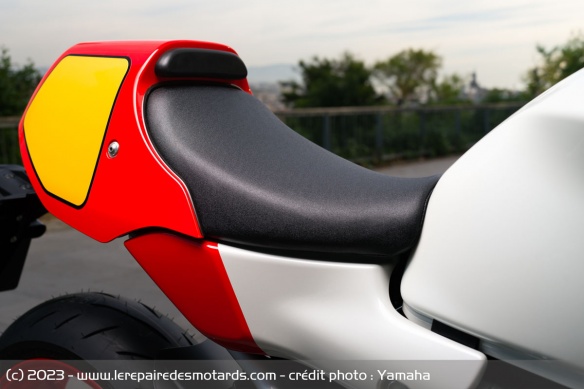 La selle de la Yamaha XSR900 GP
