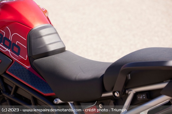 La selle a été redessinée La selle a été redessinée