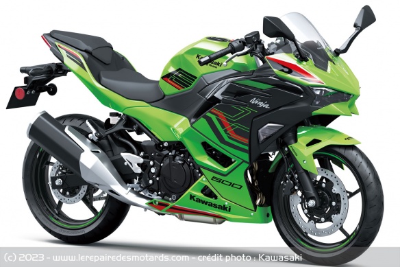 Sportive Kawasaki Ninja 500 SE