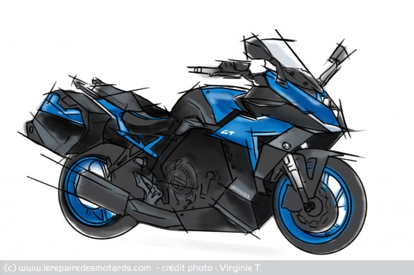 Sketch Suzuki GSX-8 GT