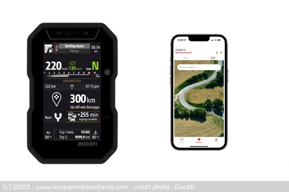 La navigation turn-by-turn est une option La navigation turn-by-turn est une option