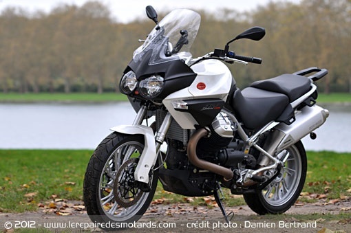 L'ancienne Stelvio 1200 8V de 2012