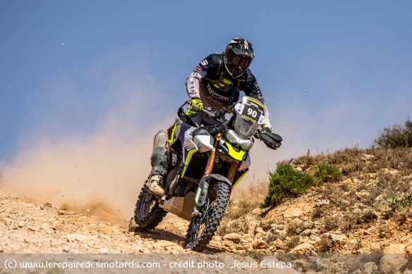 Ivan Cervantes lors de sa victoire à la Baja Aragon 2022 Ivan Cervantes lors de sa victoire à la Baja Aragon 2022