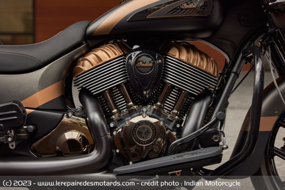 V-Twin de l'Indian Chieftain Elite