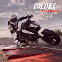Soldes été : -40% sur l'équipement moto