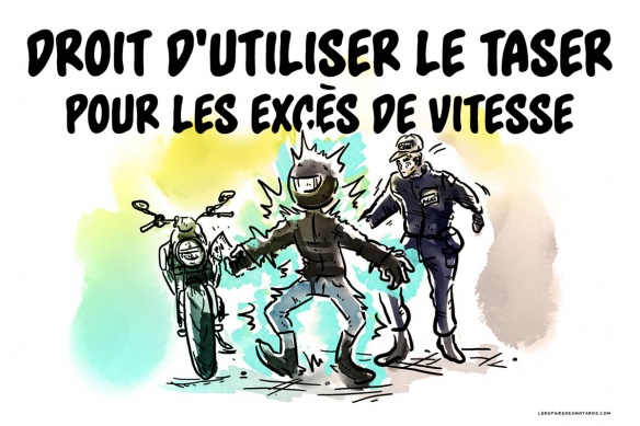 Droit d'utiliser le taser pour les excès de vitesse