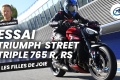 Essai roadsters Triumph Street Triple 765 R RS