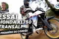 Essai trail Honda XL750 Translap