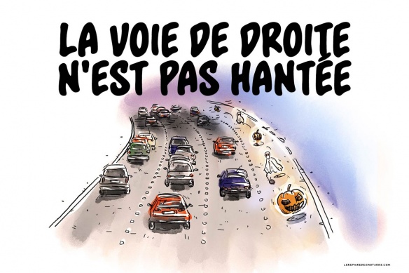 La voie de droite n'est pas hantée