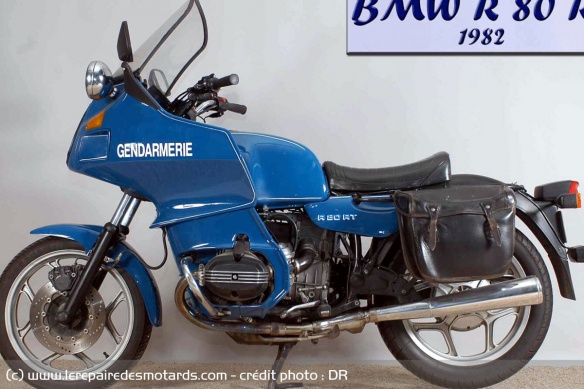 La BMW R 80 RT de 1982 de la Gendarmerie La BMW R 80 RT de 1982 de la Gendarmerie
