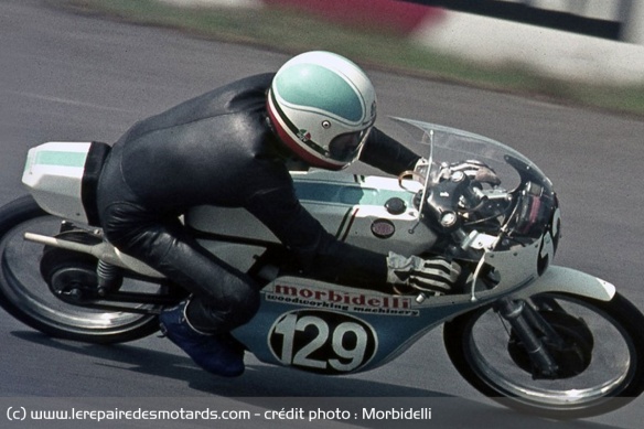 Le constructeur Morbidelli a connu le succès en Grand Prix dans les 70's Le constructeur Morbidelli a connu le succès en Grand Prix dans les 70's