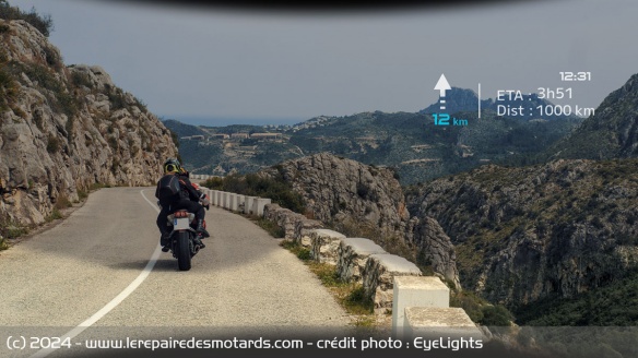 EyeLights dévoile sa 3e génération d'affichage tête haute pour motards EyeLights dévoile sa 3e génération d'affichage tête haute pour motards