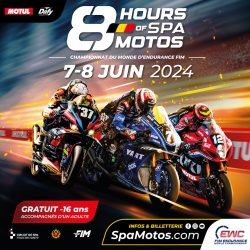 37 teams au départ des 8 Heures SPA Motos