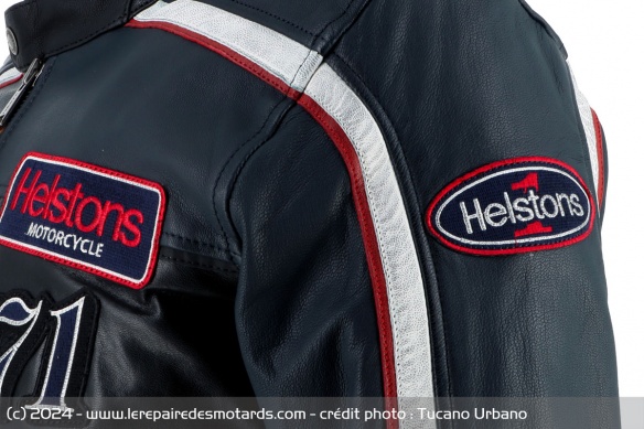Blouson vintage Helstons Formula Sport Cuir Blouson vintage Helstons Formula Sport Cuir