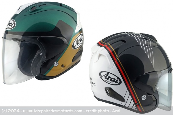 Casque jet Arai SZ-R EVO décos Casque jet Arai SZ-R EVO décos