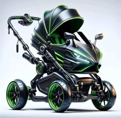 Poussette sportive Kawasaki