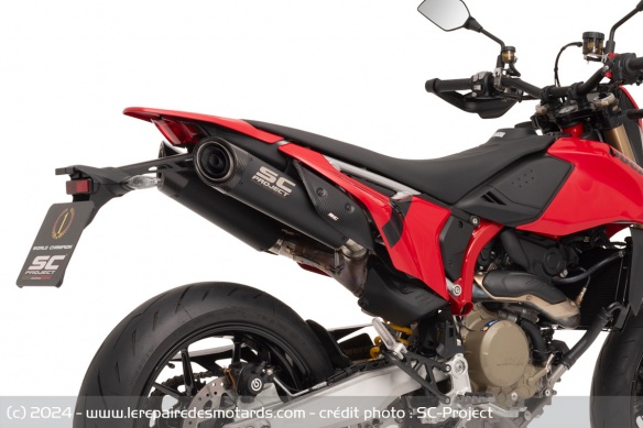 Silencieux SC-Project S1-C pour Ducati Hypermotard 698 Mono Silencieux SC-Project S1-C pour Ducati Hypermotard 698 Mono