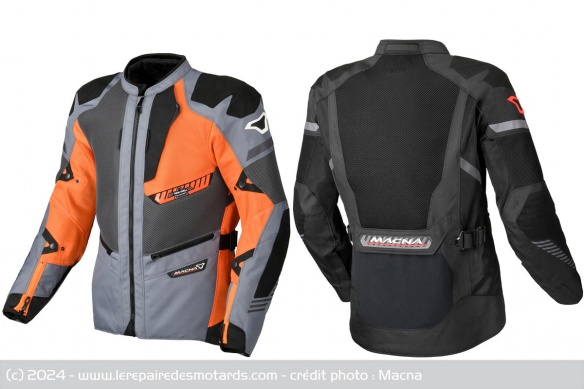 La veste centrale du modèle Synchrone La veste centrale du modèle Synchrone