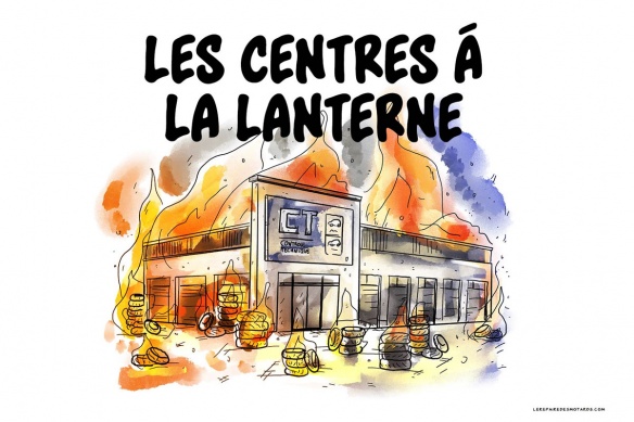 Les centres de controle technique en feu