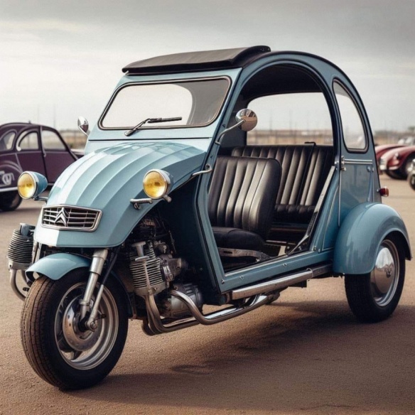 Citroën dévoile la 3CV son nouveau 3 roues