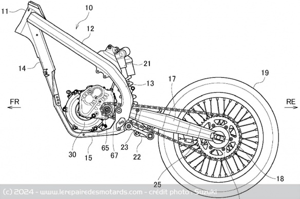 Suzuki développe sa motocross électrique Suzuki développe sa motocross électrique