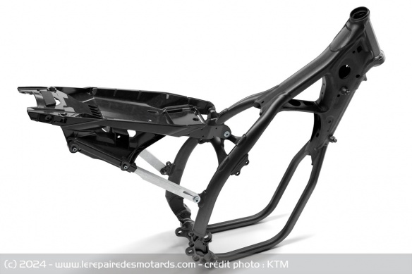Le nouveau cadre des motocross KTM 2025 Le nouveau cadre des motocross KTM 2025