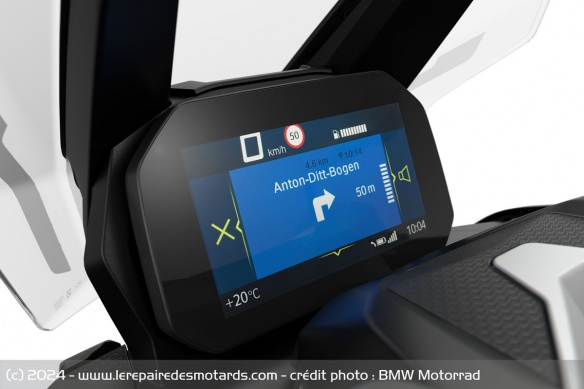 Le compteur du BMW Motorrad C 400 X
