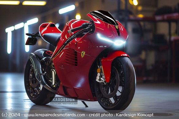 Concept bike Ferrari par Kardesign Concept bike Ferrari par Kardesign