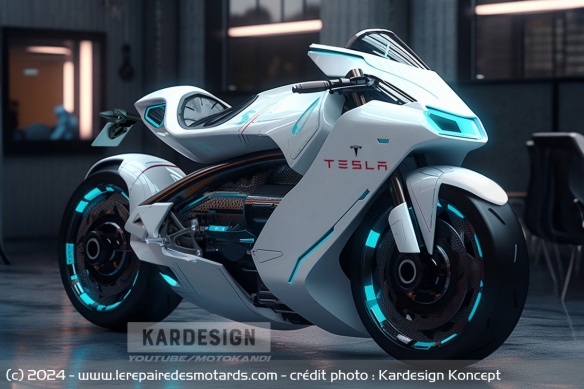 Concept bike Tesla par Kardesign Concept bike Tesla par Kardesign