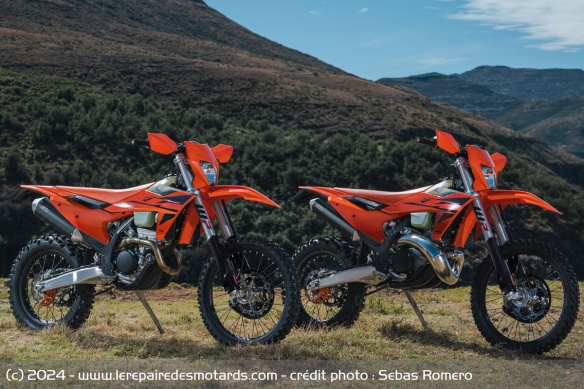 Enduros KTM 350 EXC-F et 300 EXC 2025 Enduros KTM 350 EXC-F et 300 EXC 2025