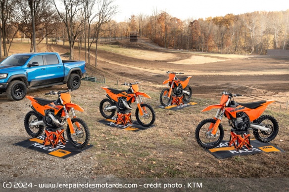 La gamme de motocross KTM SX 2025 La gamme de motocross KTM SX 2025