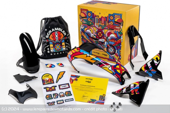 Le kit de personnalisation est produit à 50 exemplaires