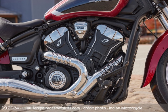 Le moteur de l'Indian Scout Classic