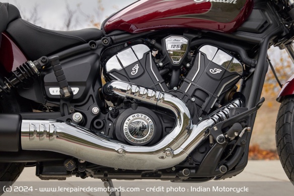 Le moteur de l'Indian Super Scout