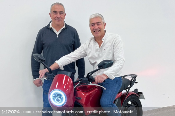 Olivier et Henri Rabatel, fondateurs de Motowatt Olivier et Henri Rabatel, fondateurs de Motowatt