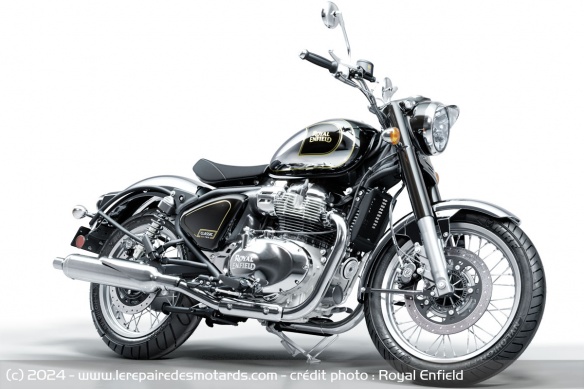 Moto Royal Enfield Classic 650 Black Chrome