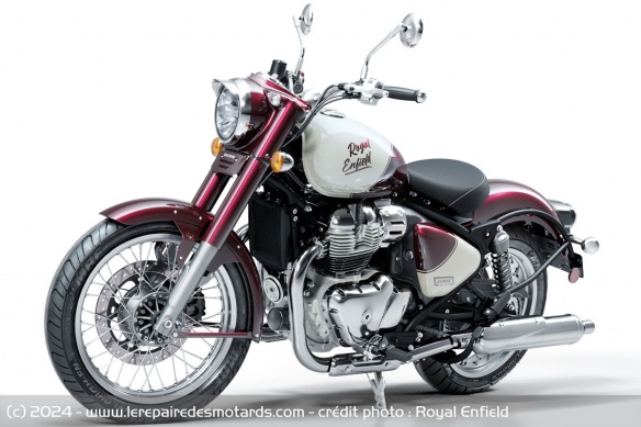 Moto Royal Enfield Classic 650 Vallam Red