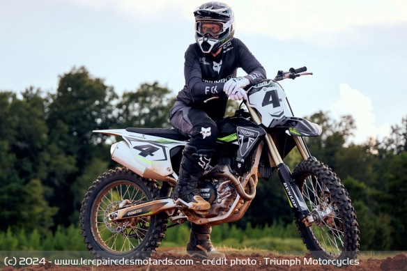 Ricky Carmichael et la Triumph TF 450-RC Edition Ricky Carmichael et la Triumph TF 450-RC Edition