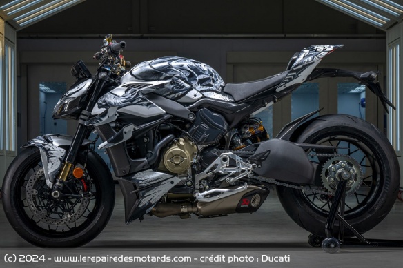 Prépa Ducati Streetfighter V4 Lamborghini Centauro
