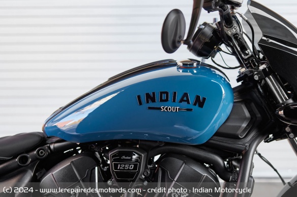 Le réservoir de l'Indian Sport Scout