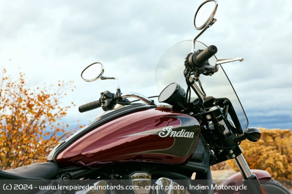 Le réservoir de l'Indian Super Scout