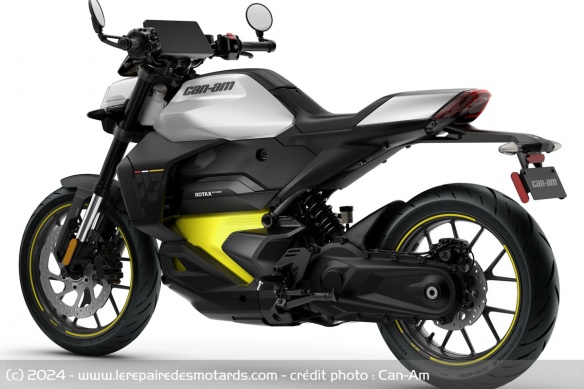 Monobras oscillant et amortisseur SACHS composent la suspension arrière