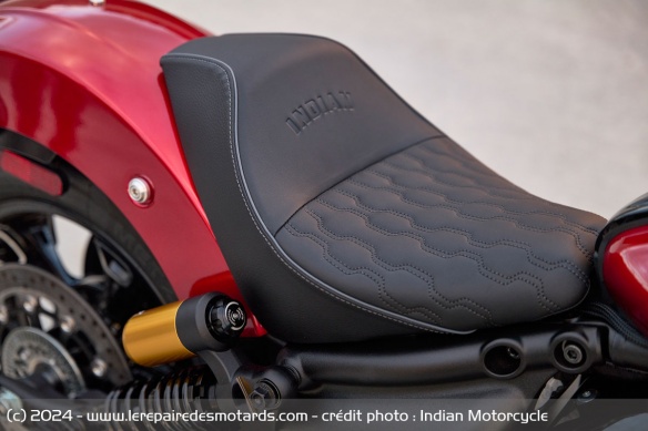 La selle de l'Indian 101 Scout