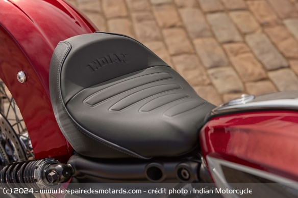 Le selle de l'Indian Scout Classic