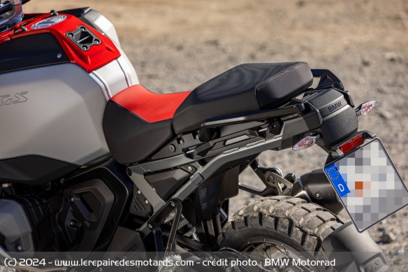 La selle de la BMW R 1300 GS Adventure