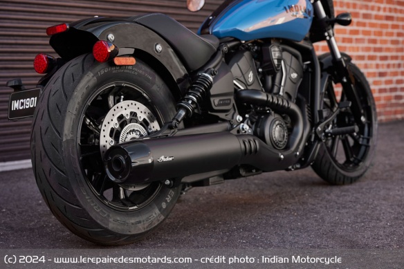 Le silencieux de l'Indian Sport Scout